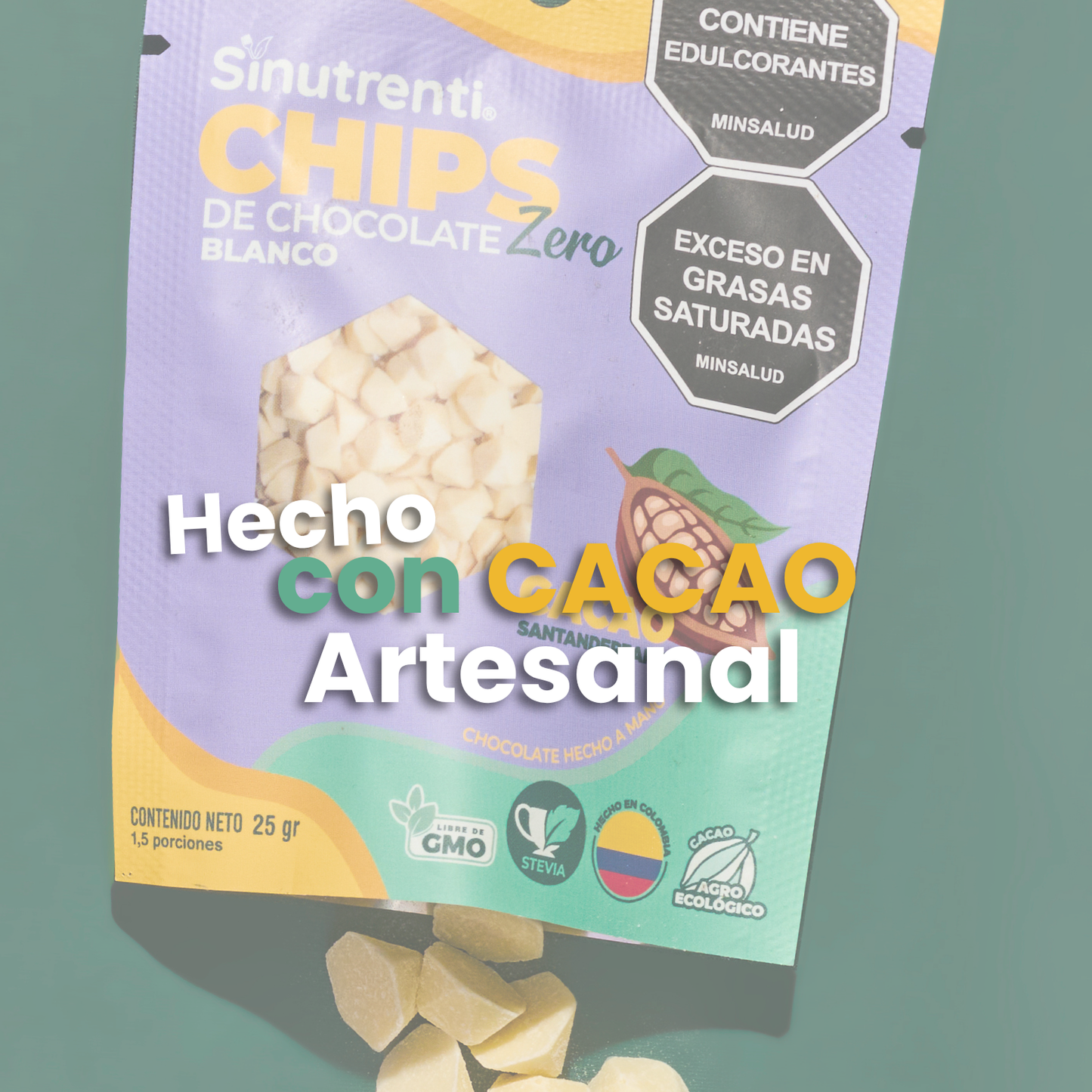 Chips de Chocolate Blanco 25gr