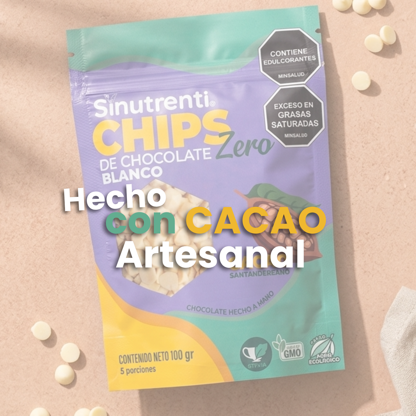 Chips de Chocolate Blanco 100gr