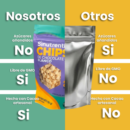 Chips de Chocolate Blanco 100gr