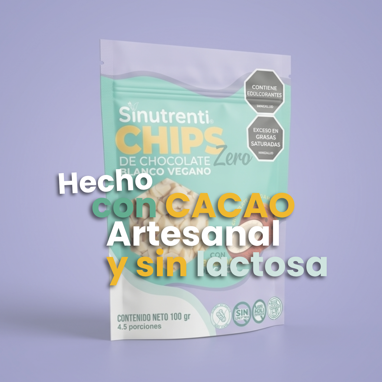 Chips de Chocolate Blanco Vegano 100gr