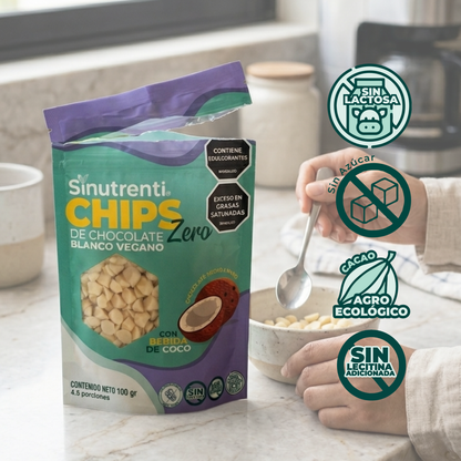 Chips de Chocolate Blanco Vegano 100gr