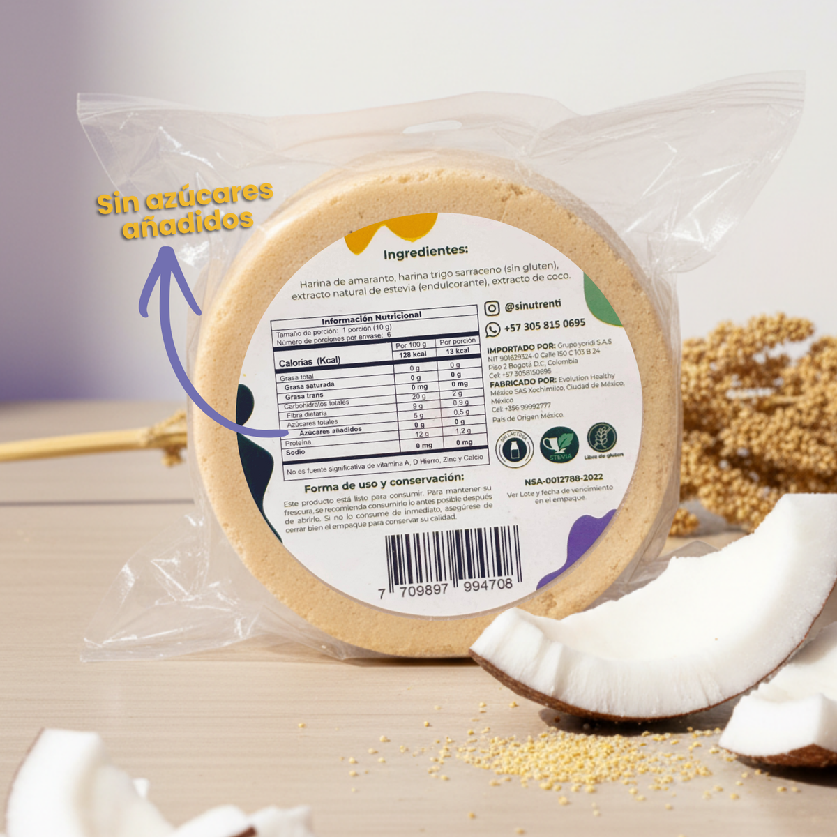 Oblea de Coco