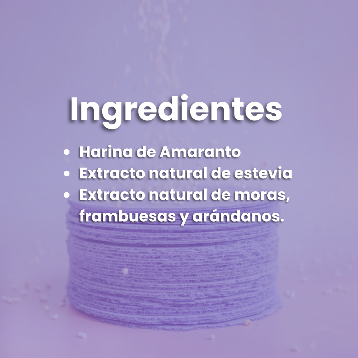 Oblea de Frutos Morados