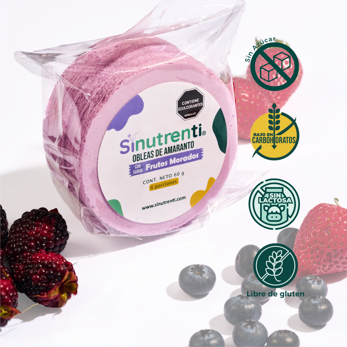 Oblea de Frutos Morados
