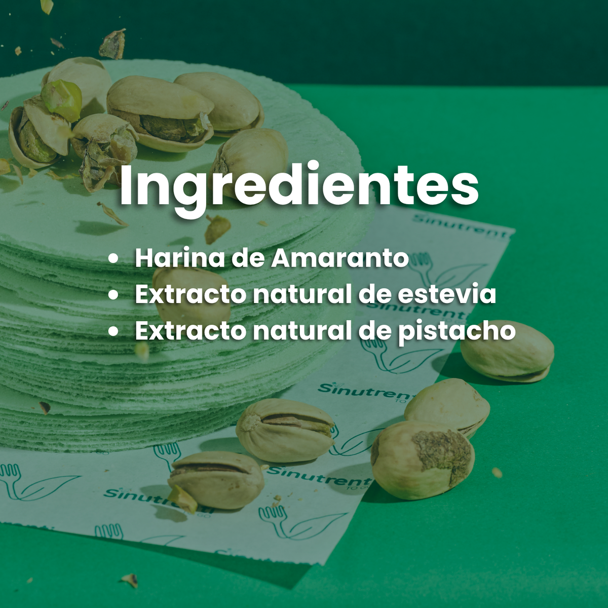 Oblea de Pistacho