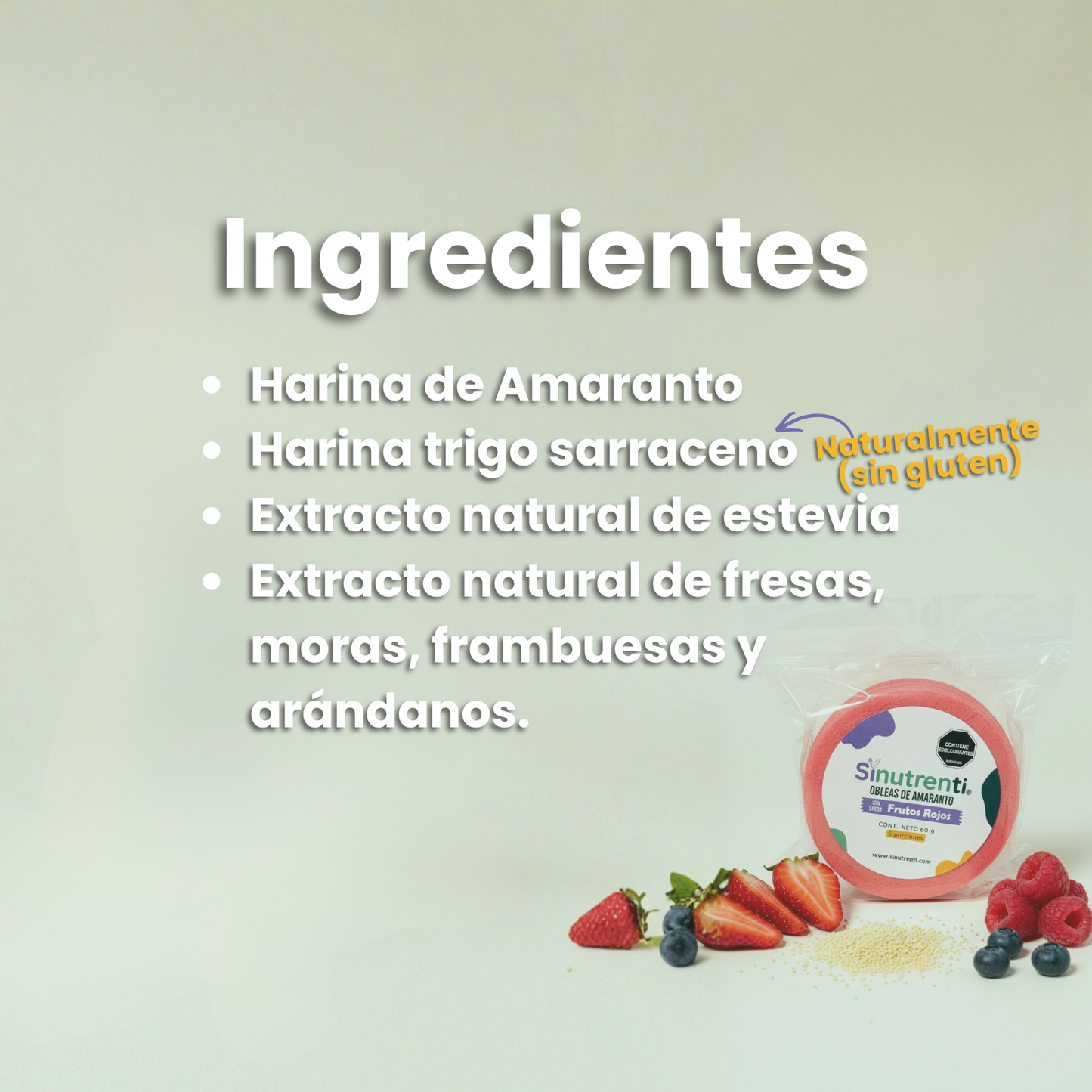 Oblea de Frutos Rojos
