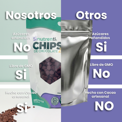 Chips de Chocolate al 60% 25gr