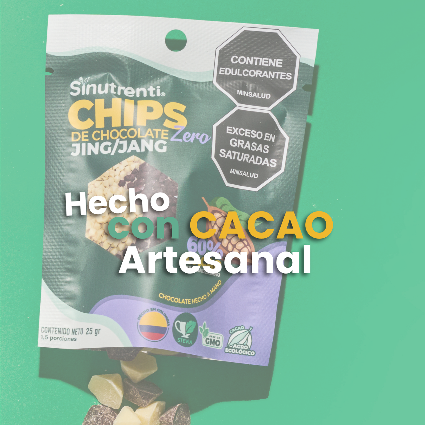Chips de Chocolate Jing Jang 25gr