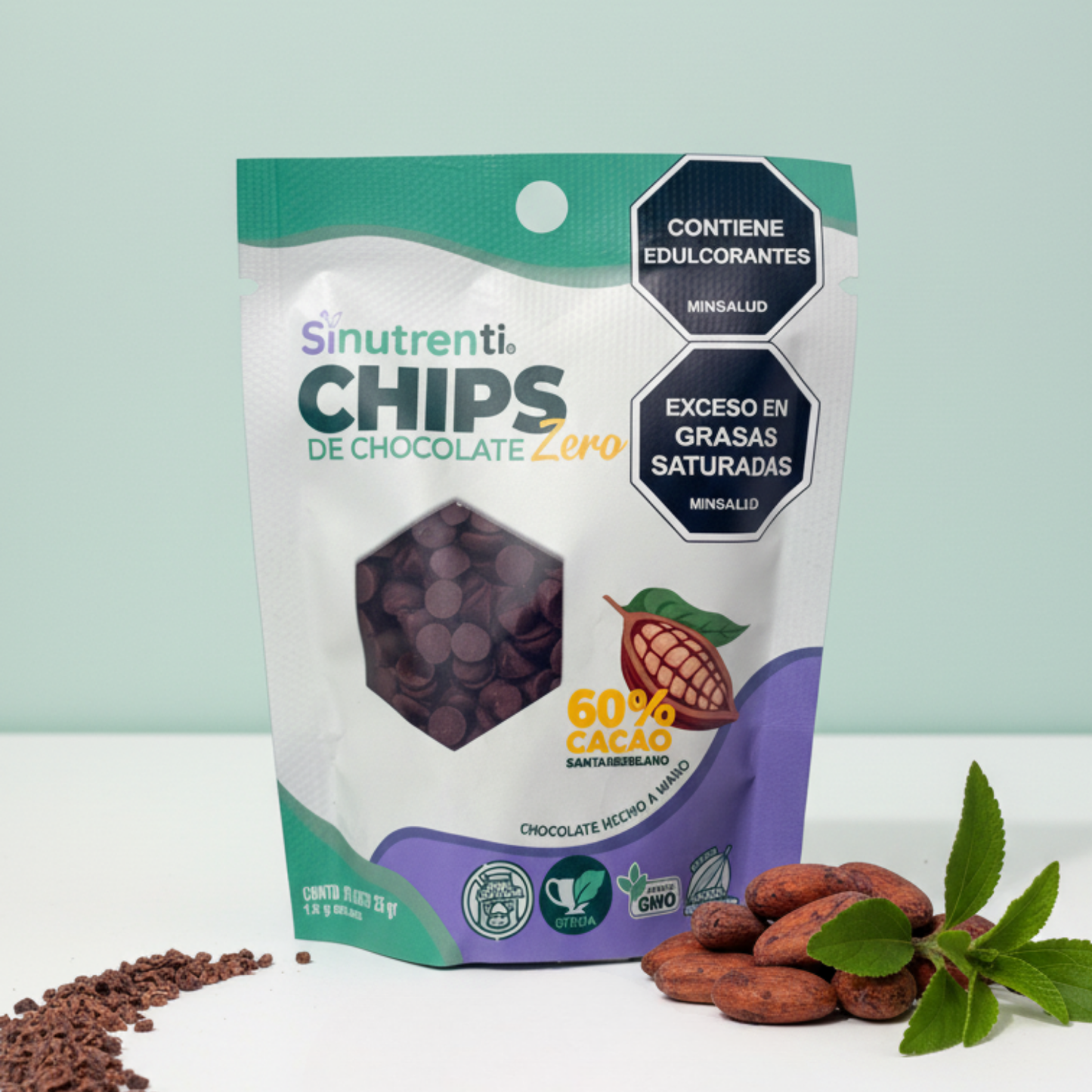 Chips de Chocolate al 60% 25gr