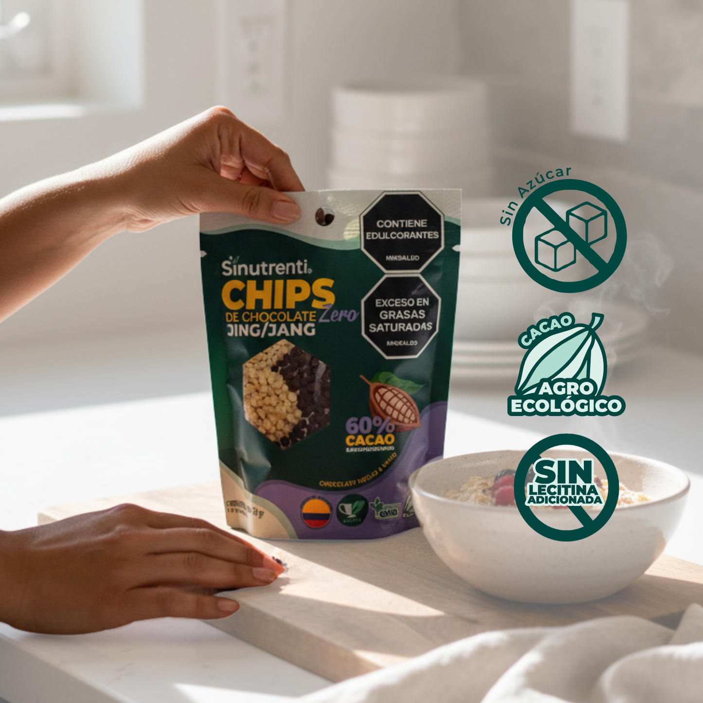 Chips de Chocolate Jing Jang 25gr