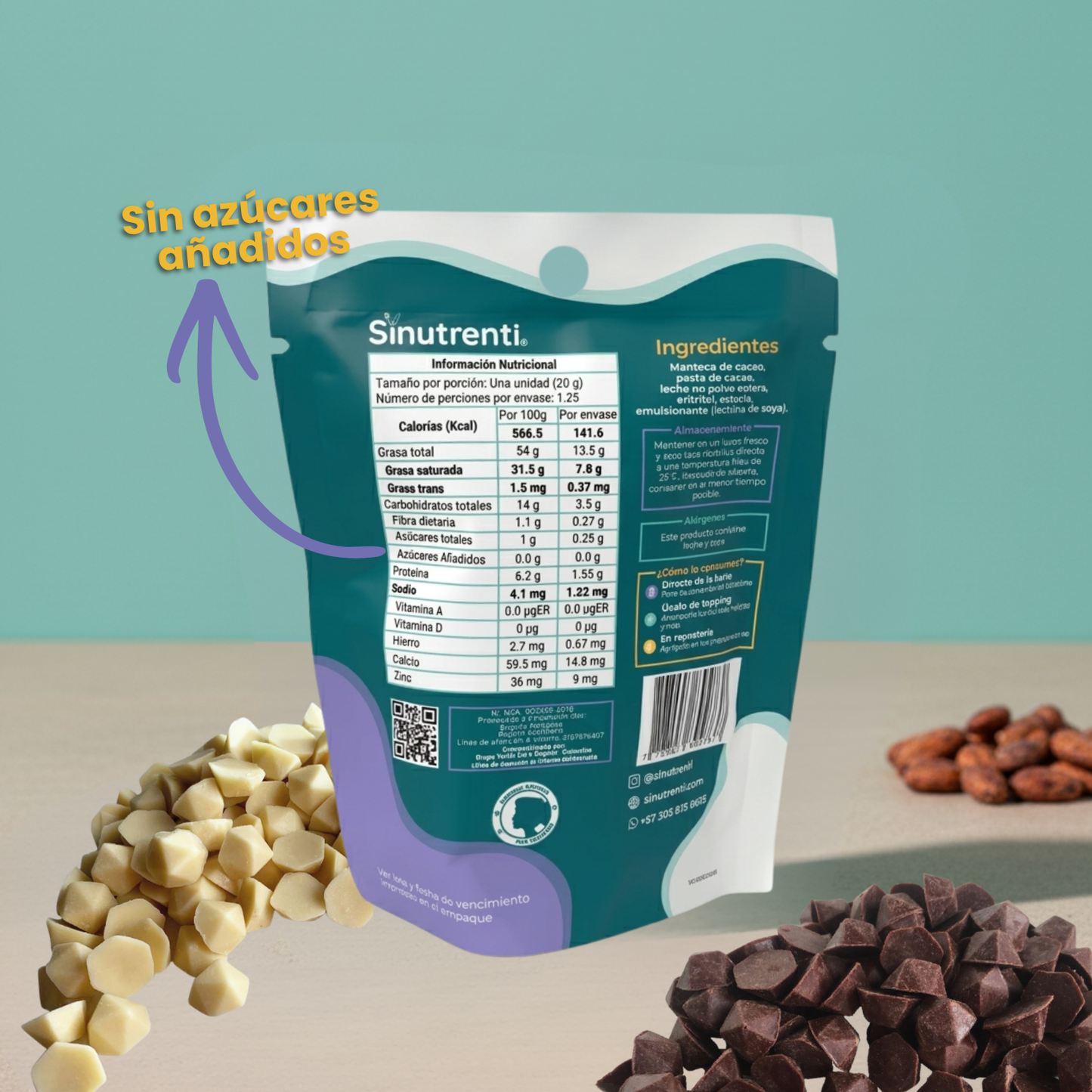 Chips de Chocolate Jing Jang 25gr